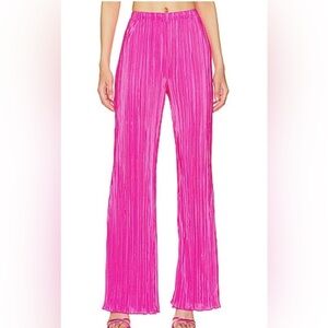Good American Always Fits High Waist Plissé Fuchsia Pants  Sz 5/6 NWT 2x/3X